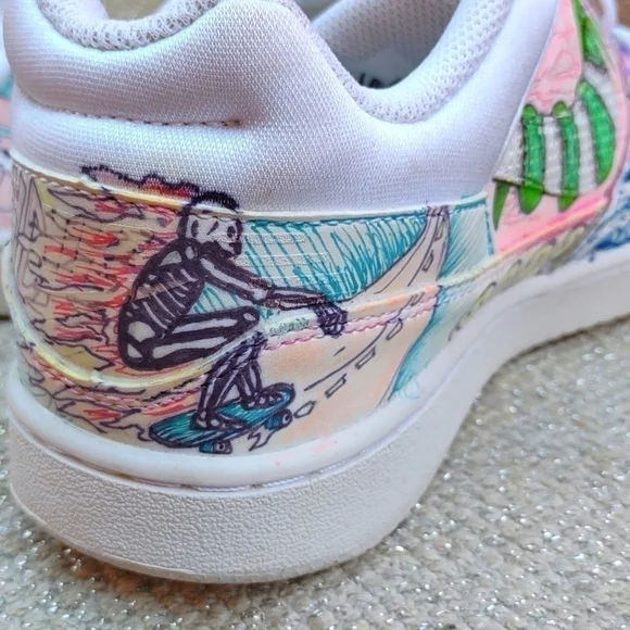 Nike Priority Low Custom 2015 Sz 8 Sneakers 641894-111 - Picture 9 of 14